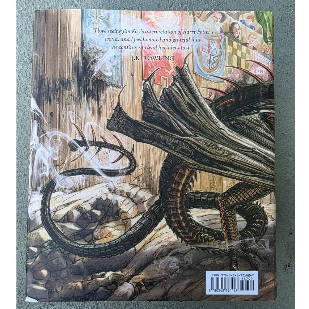 Harry Potter and the‎ Goblet of Fire Illustrated Edition Hardcover Jim Kay JK